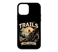 TRAILS NOT TALES Funny Mountain Biker Adventure Case for iPhone 12 mini