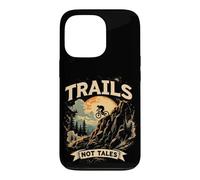 TRAILS NOT TALES Funny Mountain Biker Adventure Case for iPhone 13 Pro