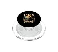 TRAILS NOT TALES Funny Mountain Biker Adventure PopSockets PopGrip for MagSafe