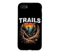 TRAILS NOT TALES Mountain Biker Sunset Scene Case for iPhone SE (2020) / 7/8