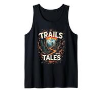 Trails NOT Tales Mountain Biking Adventure Tank Top