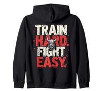Train and Fight as a Viking Zip Hoodie