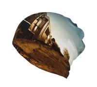 Train and Railway Unisex Multi-Way Spiral Top Beanie-Versatile All-Season Stretchy Hat, Scarf Neck Warmer for Daily Use,Sports (Full Print Double-Layer)