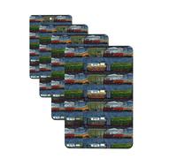 train Cars Car Air Freshener Cards for Women Men 4 Pack Cute Car Accessories Long Lasting Scent Car Diffuser Hanging Auto Aromatherapy Tablets Car Fresheners Gifts