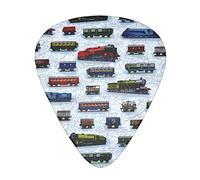 Train Cars Guitar Plectrums - For Electric Guitar, Acoustic Guitar, Ukulele, Bass And Other Kinds Of Guitars
