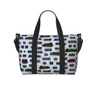 Train Cars Handheld Crossbody Travel Bag Single Shoulder Handbag Sports and Fitness Bag Travel Luggage Bag