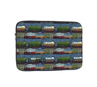 Train Cars Laptop Case 12 inch, Shockproof Protective Computer Sleeve Cover Water Resistant Laptop Bag Carrying Tablet Cover Briefcase Handbags Gifts for Men Women