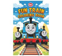 Train Coloring Book: Train Coloring Book for Kids Ages 3-12 | Fun, Easy, and Big Train Designs to Color | 6x9 Inches | 50+ plus Pages for Different Trains
