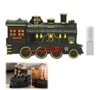 Train Diffuser for Essential Oils, 300mL Train Essential Oil Diffuser and Humidifier with 2 Mist Modes, 4 Light Effects, Remote Control (#H)