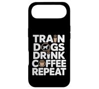 Train Dogs Drink Coffee Repeat Dog Trainer Case for iPhone Air