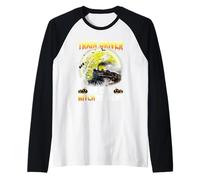 Train Driver by Day Witch by Night Raglan Baseball Tee