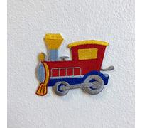 Train Engine Kids Play Toy Iron Sew on Embroidered Patch