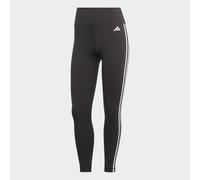 adidas Train Essentials 3-Stripes High-Waisted 7/8 Leggings - Black, Black, Size M, Women Black