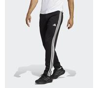 adidas Men's Train Essentials 3-Stripes Training Pants, Black/White, XS