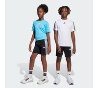 adidas Junior Boys Train Essentials 3 Stripe Shorts - Black, Black/White, Size 13-14 Years Black/White