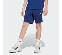 adidas Junior Boys Train Essentials 3 Stripe Shorts - Navy, Dark Blue/White, Size 7-8 Years Dark Blue/White