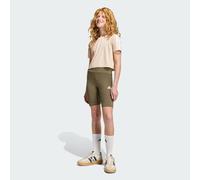 adidas Girl's TRAIN ESSENTIALS 3-STIPES T-SHIRT SET, Crystal Linen/white, 9-10 Years