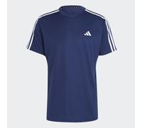 Train Essentials 3-Stripes Training T-Shirt Navy Blue