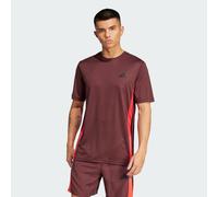 adidas Train Essentials Seasonal Colorblock T-Shirt, Others, Burgundy