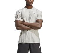 adidas Men's Train Essentials Stretch Training Tee, MGH Solid Grey/White/Black, XXL