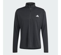 adidas Men's Train Essentials Training 1/4-Zip Long Sleeve Tee, black, L
