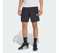 adidas Men's Train Essentials Woven Training Shorts, Black/White, S 9 inch