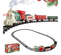 Train for Christmas Tree 18-Piece Under Tree Electric Lights Sound | Locomotive Railway Track Kids Toy for Kindergarten Students, Boys, Girls, Kids, Youth, Teens, Daughter, Son