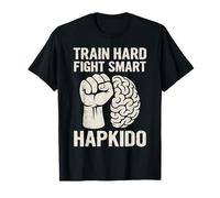 Train Hard Fight Smart Hapkido Martial Art T-Shirt