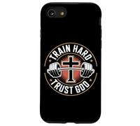 Train Hard Trust God Christian Gym Fitness Case for iPhone SE (2020) / 7/8
