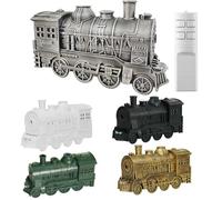 Train Humidifier - Flame Diffuser - Diffusers Air Fresheners - Remote Control Cool Mist Quiet Aromatherapy Diffuser For Oils, Steam Train Diffusers For Large Rooms, Bedrooms Or Desks