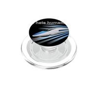 Train I hate people love trains PopSockets PopGrip for MagSafe