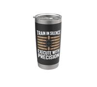 Train in Silence Precision Mindset Stainless Steel Insulated Tumbler