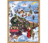 Train in the Snow Christmas Advent Calendar | Traditional Christmas Picture Advent Calendar - 26.5 x 35.5cm