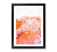 Train In Vain Abstract Framed Wall Art Print A2 Black