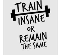 Train Insane or Remain the Same Women's T-Shirt - Grey - 5XL - Grey