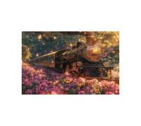 Train Jigsaw Puzzles for Adults 4000, Wooden 4000 Piece Jigsaw Puzzles for Adults Butterfly, Educational Puzzle Games for The Whole Family Together, Puzzle for Wall Art Home Decor 36x56 in LZPT-02988