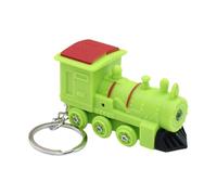 Train Keychain Hanging Ornaments LED Light Decorative Keying Car Chain Decorative Bag Pendant Led Light Keyholders with Sound Bag Charm Car Chains