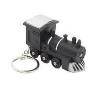 Train Keychain Hanging Ornaments LED Light Decorative Keying Car Chain Decorative Bag Pendant Led Light Keyholders with Sound Bag Charm Car Chains