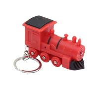 Train Keychain Hanging Ornaments LED Light Decorative Keying Car Chain Decorative Bag Pendant Led Light Keyholders with Sound Bag Charm Car Chains