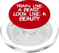 Train Like a Beast, Look Like a Beauty Fitness Statement Gym PopSockets PopGrip for MagSafe