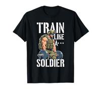 Train Like A Soldier Military Fitness Gym Lover T-Shirt