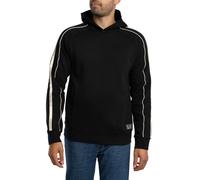 EA7 Men's Train Logo Tape Pullover Hoodie, Black