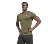 Reebok Mens Training Train Long Sleeve Tech T-Shirt - Green, Green, Size 2Xl, Men Green