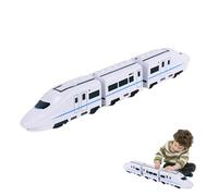 Train Model Kit Electric High Speed Bullet Trains 41.5x6.5cm Smart Train Sets For Kids Simulation ABS High Speed Rail Model Toy Children Educational Toys With Lights And Sounds For Ages 3 Yrs And Up