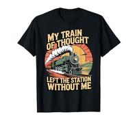 Train of Thought Railroad Railway Conductor Freight Train T-Shirt