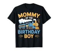 Train Party Mommy Of The Birthday Boy Matching T-Shirt