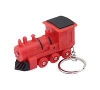 Train Pendant Hangings Ornament Decorative Keychain Keyring LED Light Car Chain With Sound Keychain Light Decorative Keyring