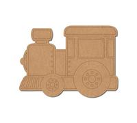 Train Pre Marked Shape 2 - Premium MDF & Plywood Embellishments Laser Cut Craft Shapes for Scrapbooking, Card Making, DIY Decor, Weddings & Personalized Projects