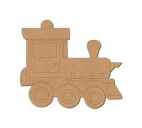 Train Pre Marked Shape 4 - Premium MDF & Plywood Embellishments Laser Cut Craft Shapes for Scrapbooking, Card Making, DIY Decor, Weddings & Personalized Projects