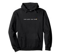 Train Quiet Race Loud serious runners Saying Pullover Hoodie